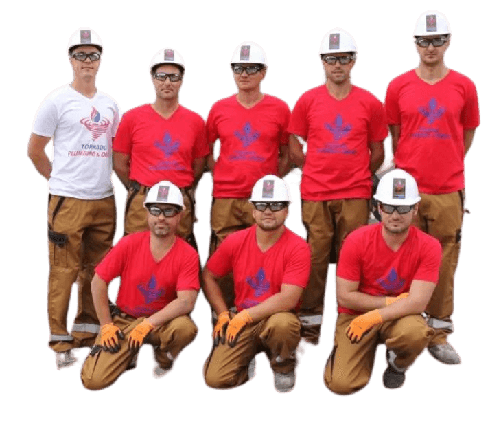 Tornado Plumbing & Drains technician servicing a home in Toronto