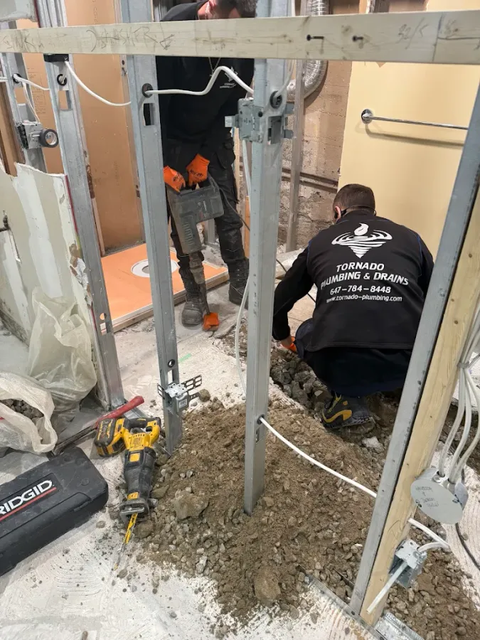 Basement Bathroom Rough-In Plumbing Cost in Toronto (2026): What You Pay With and Without Existing Stubs